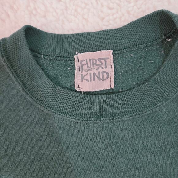 Furst of a Kind Cropped Pearl Trim Sweatshirt - Picture 4 of 5